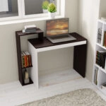 Γραφείο 110Ν Wenge-Λευκό 110x40x90εκ