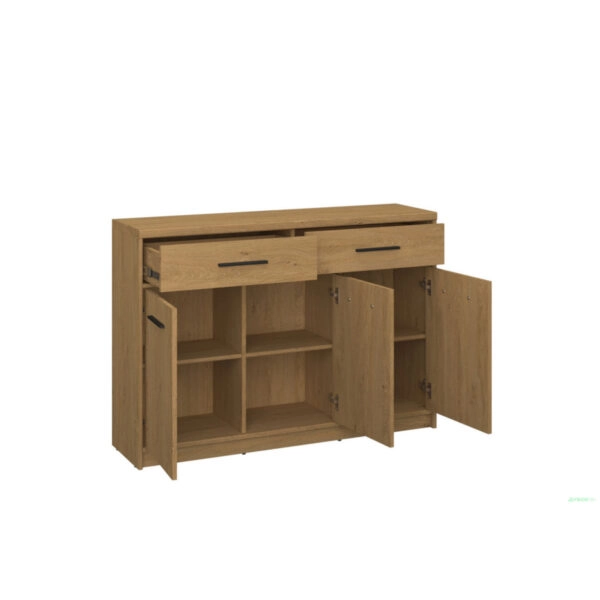 Μπουφές Pavi Βελανιδιά 124.6x33.8x47.5cm