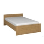 Κρεβάτι Pavi Ημίδιπλο Βελανιδιά χωρίς πάτωμα 120x200cm