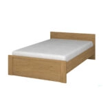 Κρεβάτι Pavi Ημίδιπλο Βελανιδιά χωρίς πάτωμα 120x200cm