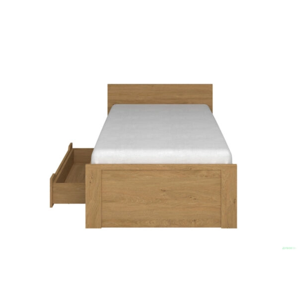 Κρεβάτι Pavi Μονό Βελανιδιά χωρίς πάτωμα 900x200cm