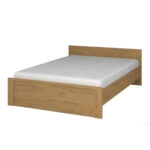 Κρεβάτι Pavi Ημίδιπλο Βελανιδιά με πάτωμα 140x200cm