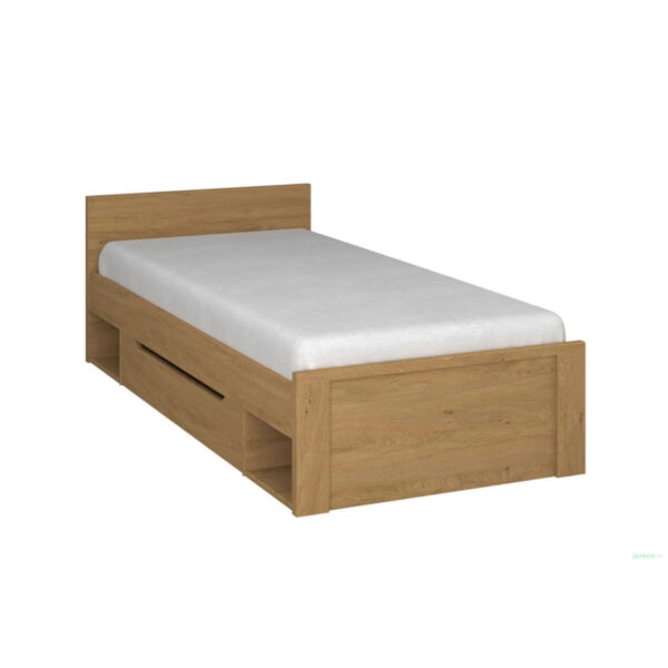 Κρεβάτι Pavi Μονό Βελανιδιά με πάτωμα 900x200cm