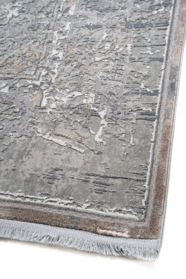 ΧΑΛΙ LUXURIOUS SILK 5991 GREY BEIGE - 160cm x 230cm