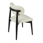 BOMONTI CHAIR BLACK MAT LEGS MAZZ FABRIC SALONA V 09