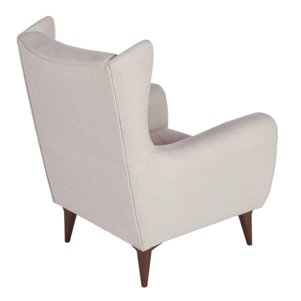 Artekko Rosie Μπεζ Υφασμάτινη Μπερζέρα (80x70x100)cm