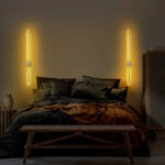 Απλίκα τοίχου Led Trooper Megapap μεταλλική χρώμα γκρι 7x10x91εκ.