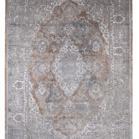 ΧΑΛΙ LUXURIOUS SILK 5991 GREY BEIGE - 240cm x 340cm