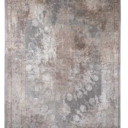 ΧΑΛΙ LUXURIOUS SILK 8098 GREY BEIGE - 160cm x 230cm