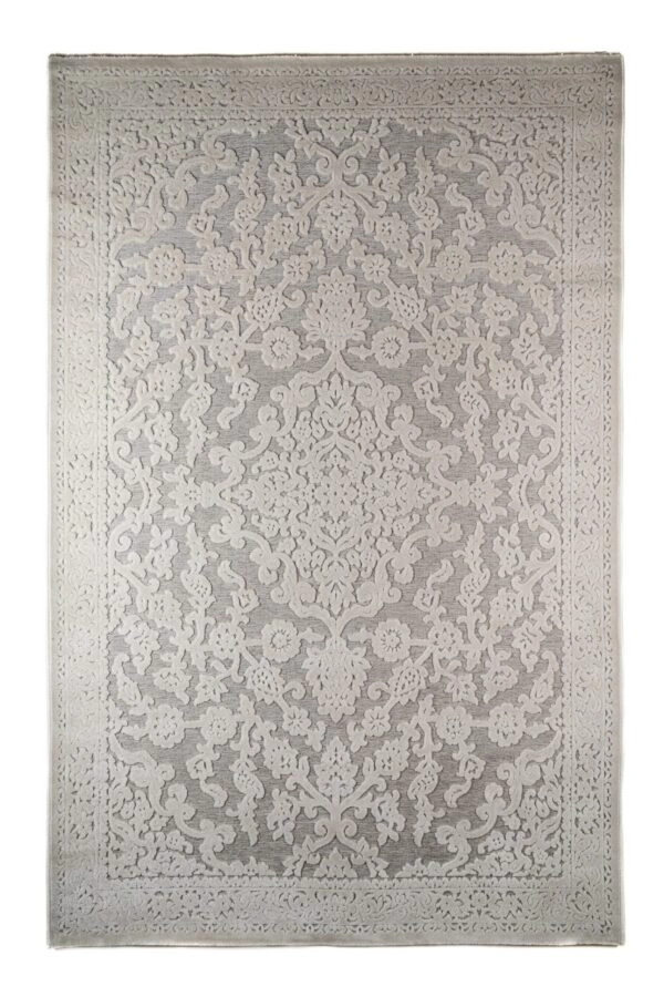 ΧΑΛΙ MUSE 522/W SILVER CREAM - 160εκ - Στρόγγυλο