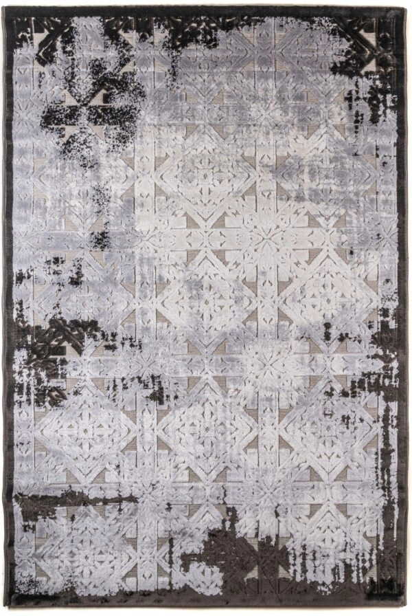 ΧΑΛΙ MUSE 563/H SILVER BLACK - 133cm x 190cm