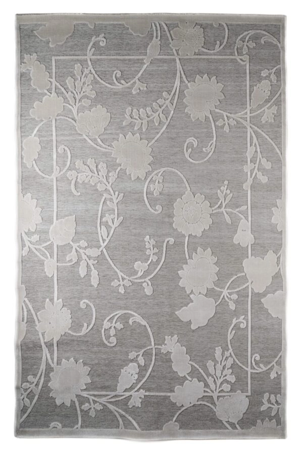 ΧΑΛΙ MUSE 59004/W SILVER CREAM - 160cm x 235cm