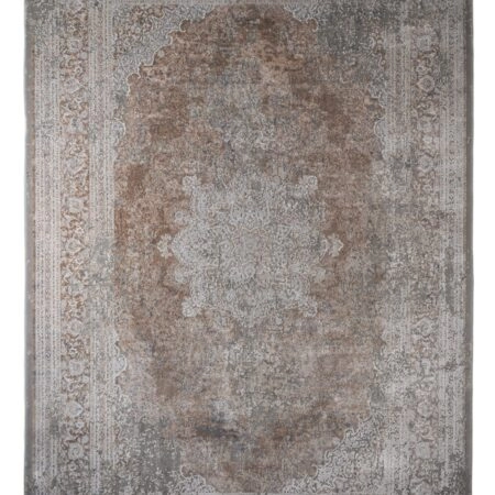 ΧΑΛΙ LUXURIOUS SILK 5989 GREY BEIGE - 080cm x 150cm