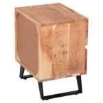 ΚΟΜΟΔΙΝΟ ALICIA ΑΠΟ ΜΑΣΙΦ ΞΥΛΟ ΑΚΑΚΙΑΣ HM8360.11 45x35x56Y εκ.