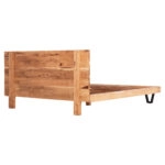 ΚΡΕΒΑΤΙ ALICIA ΑΠΟ ΜΕΤΑΛΛΟ ΚΑΙ ΜΑΣΙΦ ΞΥΛΟ ΑΚΑΚΙΑΣ 212x180x94Yεκ.(ΣΤΡΩΜΑ 160Χ200)HM8359.11