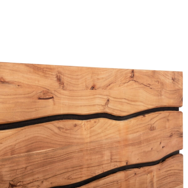 ΚΡΕΒΑΤΙ ALICIA ΑΠΟ ΜΕΤΑΛΛΟ ΚΑΙ ΜΑΣΙΦ ΞΥΛΟ ΑΚΑΚΙΑΣ 212x180x94Yεκ.(ΣΤΡΩΜΑ 160Χ200)HM8359.11