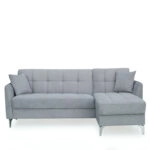 Καναπές Γωνιακός  JOAQUIN Γκρι 230x84x89cm