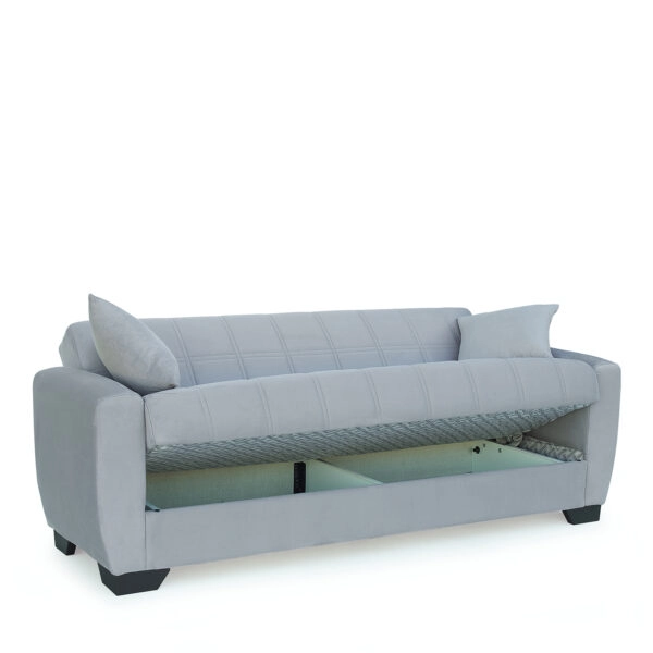 Καναπές Κρεβάτι Τριθέσιος  DIEGO 3S Γκρι 210x84x86cm