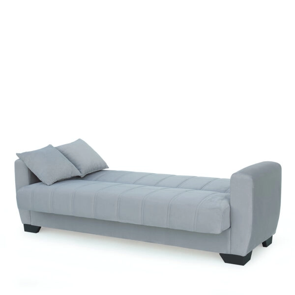 Καναπές Κρεβάτι Τριθέσιος  DIEGO 3S Γκρι 210x84x86cm
