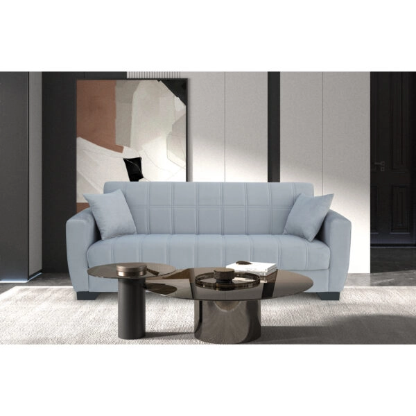 Καναπές Κρεβάτι Τριθέσιος  DIEGO 3S Γκρι 210x84x86cm