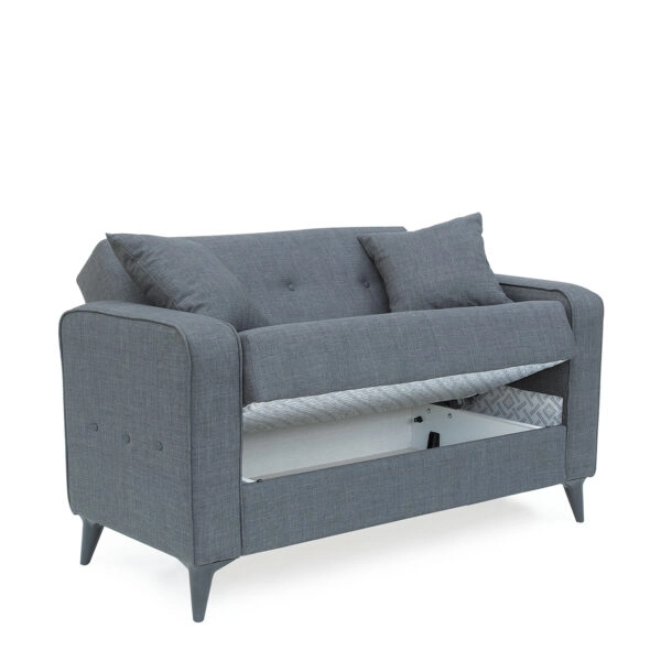 Καναπές Κρεβάτι Διθέσιος GABRIEL 2S Γκρι 146x79x81cm