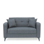 Καναπές Κρεβάτι Διθέσιος GABRIEL 2S Γκρι 146x79x81cm