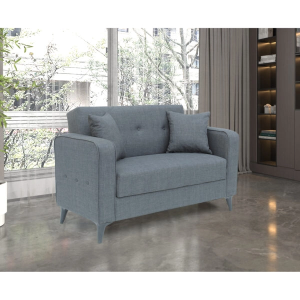 Καναπές Κρεβάτι Διθέσιος GABRIEL 2S Γκρι 146x79x81cm