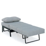 Πολυθρόνα ArteLibre OLIVER Ανοιχτό Γκρι 87x93x90cm