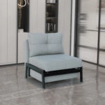 Πολυθρόνα ArteLibre OLIVER Ανοιχτό Γκρι 87x93x90cm