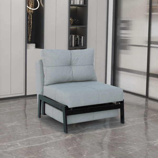 Πολυθρόνα ArteLibre OLIVER Ανοιχτό Γκρι 87x93x90cm