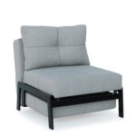 Πολυθρόνα ArteLibre OLIVER Ανοιχτό Γκρι 87x93x90cm