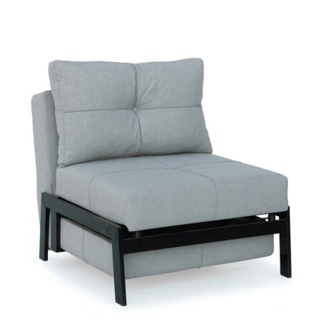 Πολυθρόνα ArteLibre OLIVER Ανοιχτό Γκρι 87x93x90cm