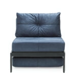 Πολυθρόνα OLIVER Σκούρο Μπλε 87x93x90cm