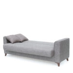 Καναπές Κρεβάτι Τριθέσιος GERARDO Καφέ 210x84x86cm