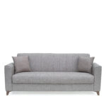 Καναπές Κρεβάτι Τριθέσιος GERARDO Καφέ 210x84x86cm