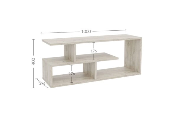 Έπιπλο TV Eden Δρυς 100x29.6x40cm