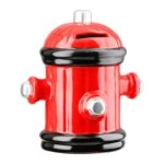 Money Box Hydrant Ceramic Red 15X12X16Cm 15X12X16Cm