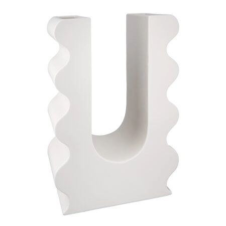 Βάζο 'Foggia' Κεραμικό Μπεζ 9x22x32cm