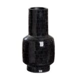 Βάζο Λαιμού Κεραμικό Μαύρο D15X30Cm D15X30Cm