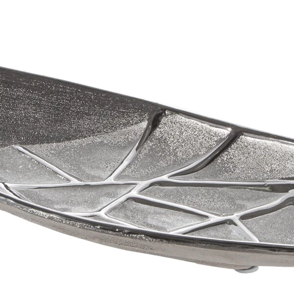 Μπολ Κεραμικό Ασημί χρώμα 39X15X3Cm 39X15X3Cm