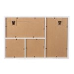 Photo Θήκη Rectangular "Imago" Acrilic Mdf Ecru Λευκό PU 48x3x32cm