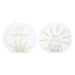 Ρεσώ Θήκη "Sunshine" Γυάλινο Γκρι Λευκό Yellow PU 12 Pcs. Assorted L. 5 cmh. 95 cm D. 10 cm