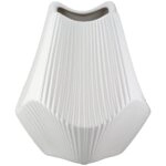 Βάζο Κεραμικό Λευκό 15Χ15Χ18εκ 15Χ15Χ18εκ