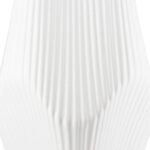 Βάζο Κεραμικό Λευκό 15X15X30Cm 15X15X30Cm