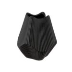 Βάζο Κεραμικό Μαύρο 15Χ15Χ18εκ 15Χ15Χ18εκ
