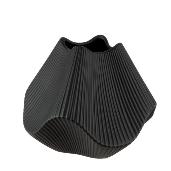 Βάζο Κεραμικό Μαύρο 22X22X19Cm 22X22X19Cm