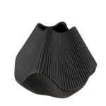 Βάζο Κεραμικό Μαύρο 22X22X19Cm 22X22X19Cm