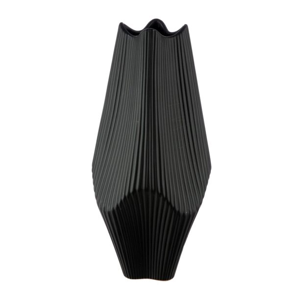 Βάζο Κεραμικό Μαύρο 15X15X30Cm 15X15X30Cm