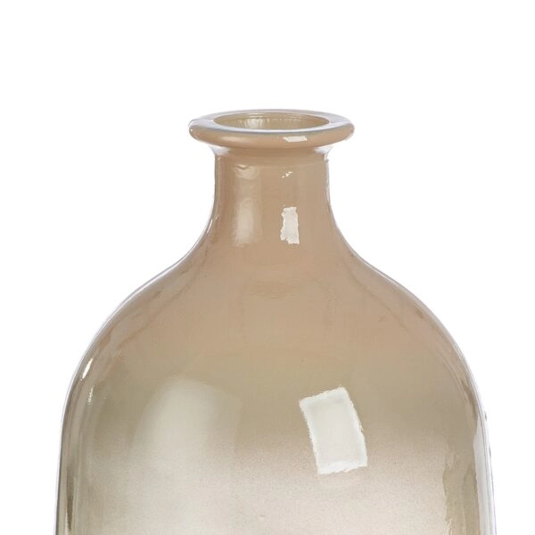 Βάζο Μπουκάλι Γυαλικά Καφέ D16X38Cm D16X38Cm