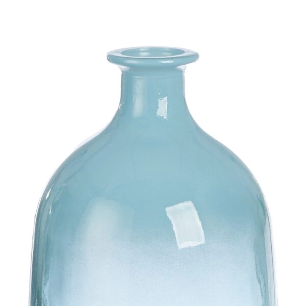 Βάζο Μπουκάλι Γυαλικά Μπλε D16X38Cm D16X38Cm